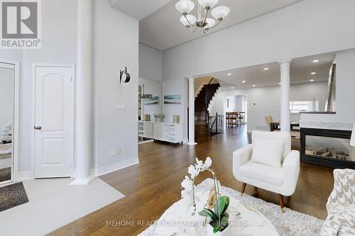 235 Shirley Drive, Richmond Hill, ON - Indoor Photo Showing Living Room With Fireplace