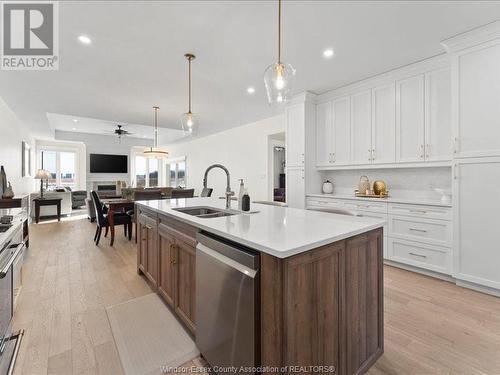 3285 Tullio Drive, Lasalle, ON - Indoor Photo Showing Kitchen With Double Sink With Upgraded Kitchen