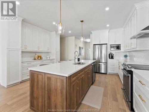 3285 Tullio Drive, Lasalle, ON - Indoor Photo Showing Kitchen With Upgraded Kitchen