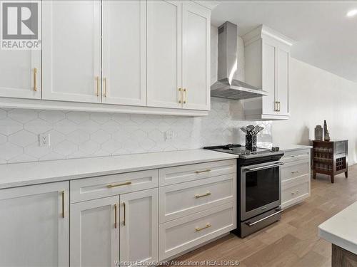 3285 Tullio Drive, Lasalle, ON - Indoor Photo Showing Kitchen With Upgraded Kitchen