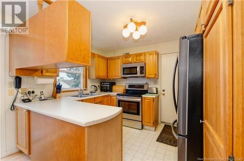 258 Hennessey Road, Moncton, NB - Indoor Photo Showing Kitchen With Double Sink