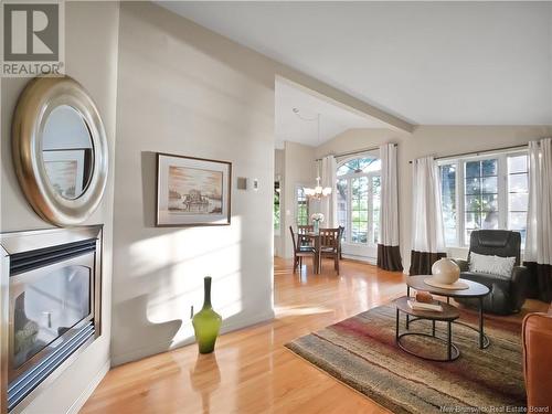 34 Soleil Couchant Street, Saint-Louis-De-Kent, NB - Indoor Photo Showing Living Room With Fireplace