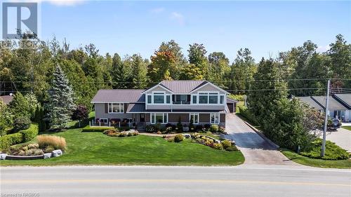 98 North Shore Road, Saugeen Shores, ON - Outdoor With Deck Patio Veranda With Facade