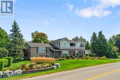 Professionally Designed And Landscaped - 98 North Shore Road, Saugeen Shores, ON - Outdoor With Deck Patio Veranda With Facade