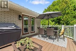 Deck Off Of Kitchen/Dining Room - 