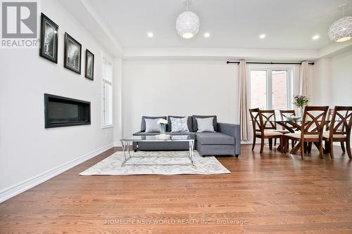 26 Read Street, Aurora, ON - Indoor Photo Showing Living Room With Fireplace