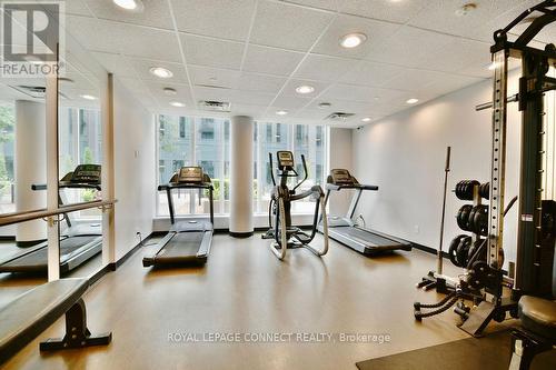 405 - 111 Worsley Street, Barrie (City Centre), ON - Indoor Photo Showing Gym Room