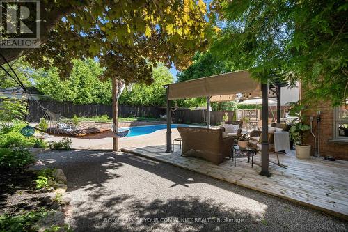 56 Moffat Crescent, Aurora, ON - Outdoor With In Ground Pool