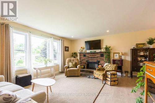 48 Nelson Street, Quinte West, ON - Indoor Photo Showing Living Room With Fireplace