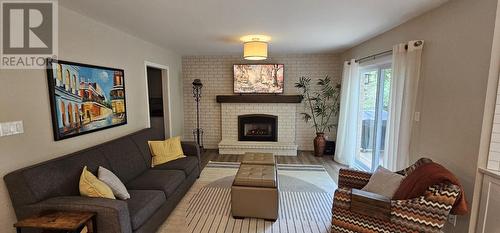 64 Birkshire Pl, Sault Ste. Marie, ON - Indoor Photo Showing Living Room With Fireplace