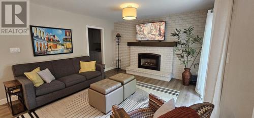 64 Birkshire Pl, Sault Ste. Marie, ON - Indoor Photo Showing Living Room With Fireplace