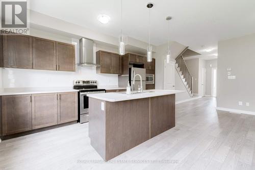 128 Sonoma Lane, Hamilton, ON - Indoor Photo Showing Kitchen With Upgraded Kitchen