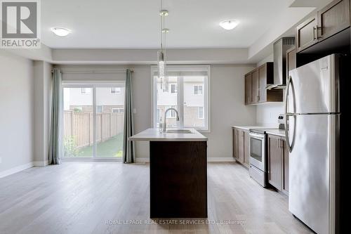 128 Sonoma Lane, Hamilton, ON - Indoor Photo Showing Kitchen With Upgraded Kitchen