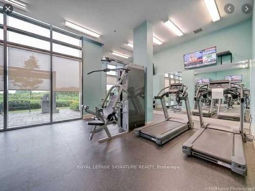 505-45 Yorkland Blvd, Brampton, ON - Indoor Photo Showing Gym Room