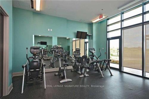 505-45 Yorkland Blvd, Brampton, ON - Indoor Photo Showing Gym Room