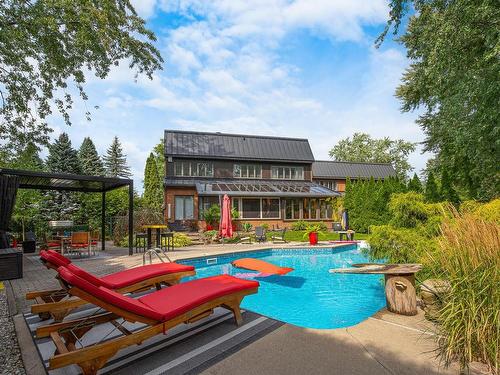 Pool - 356B Ch. Du Richelieu, Saint-Basile-Le-Grand, QC - Outdoor With In Ground Pool