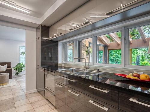 Cuisine - 356B Ch. Du Richelieu, Saint-Basile-Le-Grand, QC - Indoor Photo Showing Kitchen With Double Sink