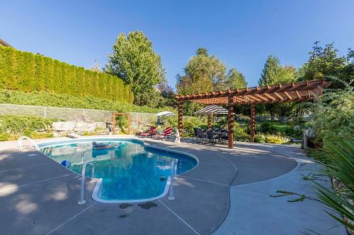 1605 Crawford Road, Kelowna, BC - Outdoor With In Ground Pool With Backyard