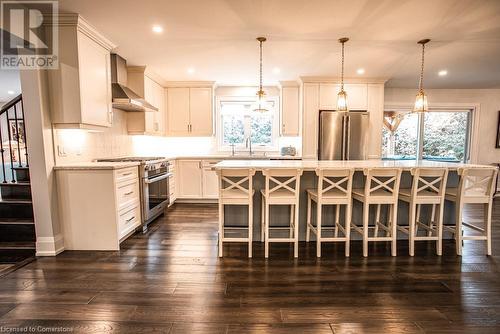 263 Riverbank Drive, Cambridge, ON - Indoor Photo Showing Kitchen With Stainless Steel Kitchen With Upgraded Kitchen