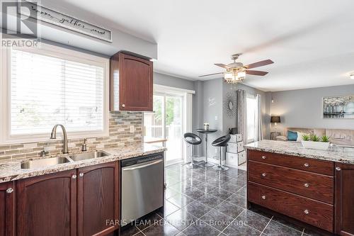 21 Duval Drive, Barrie (East Bayfield), ON - Indoor Photo Showing Kitchen With Double Sink