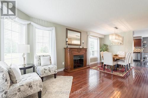 21 Duval Drive, Barrie (East Bayfield), ON - Indoor Photo Showing Living Room With Fireplace