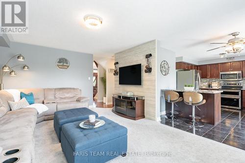 21 Duval Drive, Barrie (East Bayfield), ON - Indoor Photo Showing Living Room With Fireplace