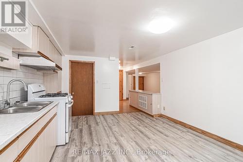 Lower - 2 Rockcliffe Street, Oshawa (Donevan), ON - Indoor Photo Showing Kitchen With Double Sink