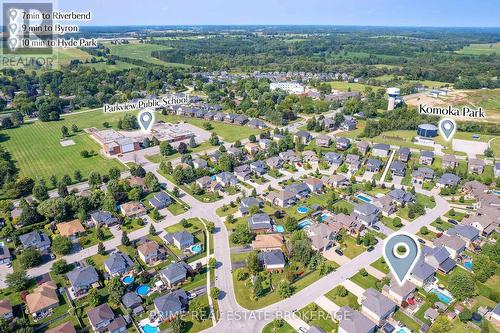 56 Fieldstone Crescent S, Middlesex Centre (Komoka), ON -  With View