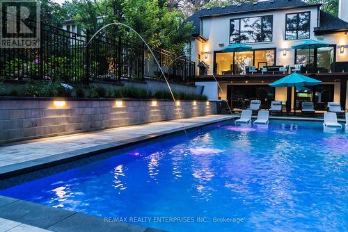 1266 Minaki Road, Mississauga (Mineola), ON - Outdoor With In Ground Pool