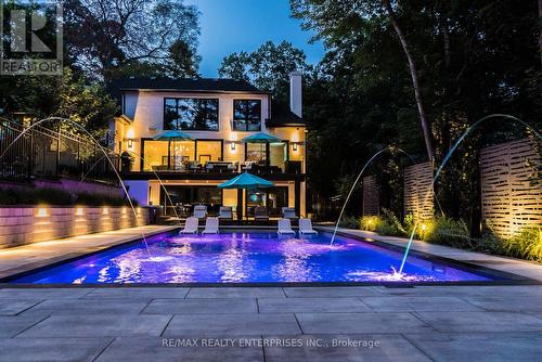 1266 Minaki Road, Mississauga, ON - Outdoor With In Ground Pool