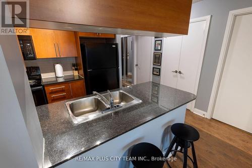 2343 - 35 Viking Lane, Toronto (Islington-City Centre West), ON - Indoor Photo Showing Kitchen With Double Sink