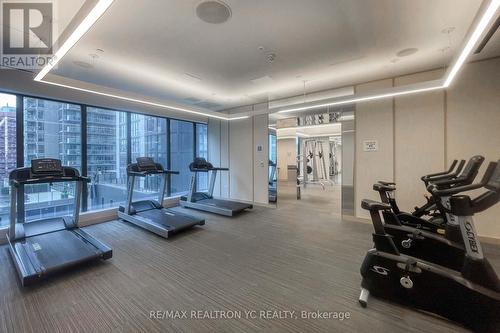 625 - 115 Blue Jays Way, Toronto, ON - Indoor Photo Showing Gym Room