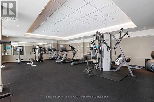 608 - 1030 Sheppard Avenue W, Toronto (Bathurst Manor), ON - Indoor Photo Showing Gym Room