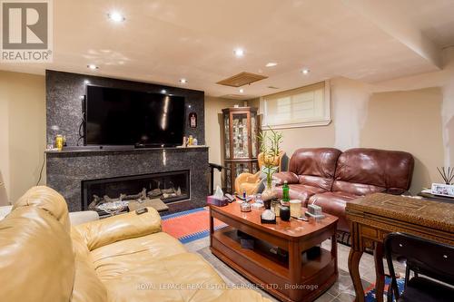 53 Findhorn Crescent, Vaughan (Maple), ON - Indoor Photo Showing Living Room With Fireplace