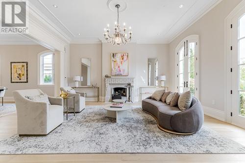 31 Thornbank Road, Vaughan, ON - Indoor Photo Showing Living Room With Fireplace