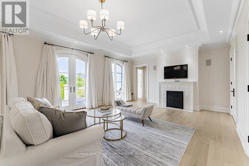 31 Thornbank Road, Vaughan, ON - Indoor Photo Showing Living Room With Fireplace