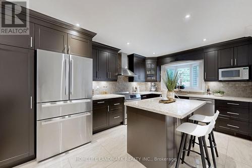 345 Raymerville Drive, Markham (Raymerville), ON - Indoor Photo Showing Kitchen With Upgraded Kitchen