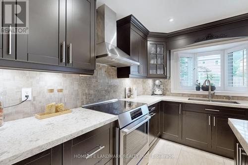 345 Raymerville Drive, Markham (Raymerville), ON - Indoor Photo Showing Kitchen With Upgraded Kitchen