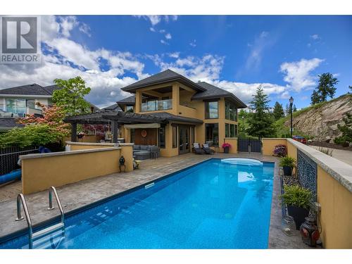 127 Skyland Drive, Kelowna, BC - Outdoor With In Ground Pool With Deck Patio Veranda