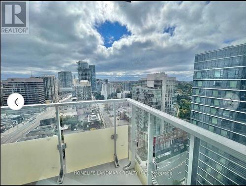 2106 - 75 Canterbury Place, Toronto, ON - Outdoor With Balcony With View