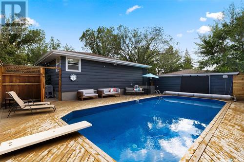 3535 Argyle Road, Regina, SK - Outdoor With In Ground Pool