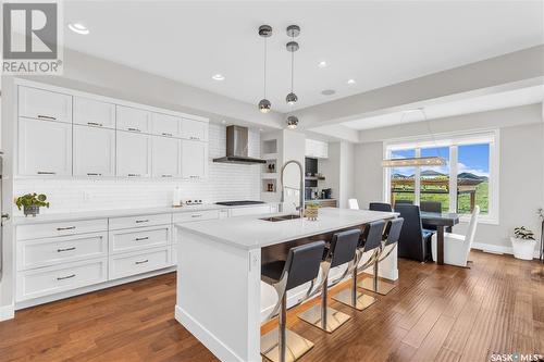 351 Fast Court, Saskatoon, SK - Indoor Photo Showing Kitchen With Double Sink With Upgraded Kitchen