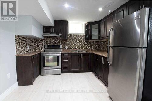 Bsmt - 11 Valerian Street, Brampton, ON - Indoor Photo Showing Kitchen With Upgraded Kitchen