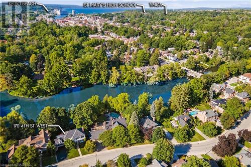 170 4Th Street W, Owen Sound, ON - Outdoor With Body Of Water With View