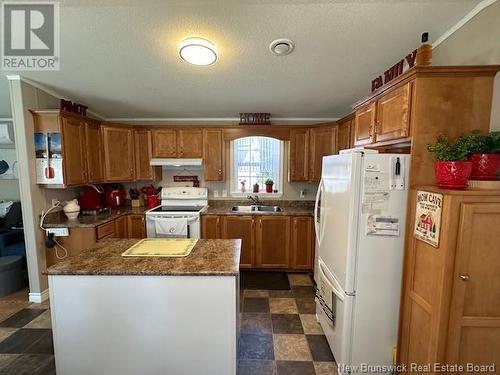 148 Hazelton Road, Doaktown, NB - Indoor Photo Showing Kitchen With Double Sink