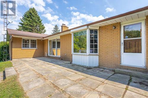 Back Patio - 17988 Thorndale Road, Thames Centre (Thorndale), ON - Outdoor With Exterior