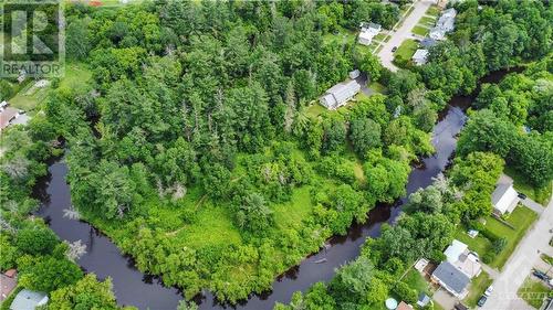 The Indian Rivers snakes the back and right side of the lot. - 698 Moffat Street, Pembroke, ON - Outdoor