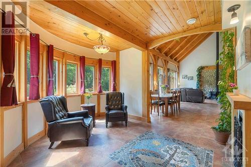 This den off the foyer is the definition of cozy. - 698 Moffat Street, Pembroke, ON - Indoor