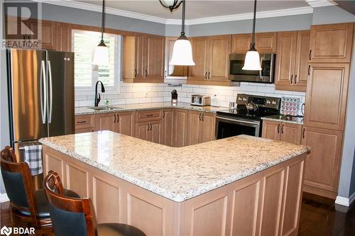 34 Bay Ridge Road, Hastings Highlands, ON - Indoor Photo Showing Kitchen With Stainless Steel Kitchen