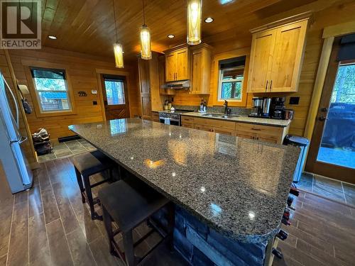 87 Larson Road, Christina Lake, BC - Indoor Photo Showing Kitchen With Double Sink